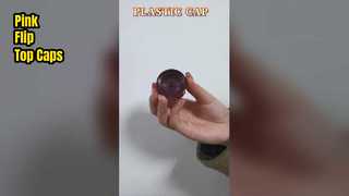 ボトル用ピンクフリップトップキャップ