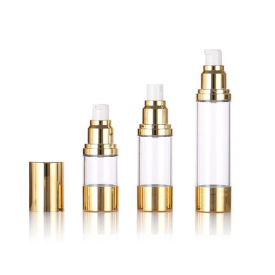 皮膚ケア用 15ml 30ml 50ml スリム空気のないポンプボトル