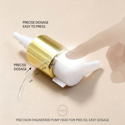 REACH準拠 ローションディスペンサーポンプ 28/410 精密1.2ml ポンプ 左-右ロック ヨーロッパのスキンケアパッケージ OEM用