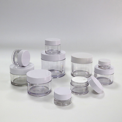 プラスチック化粧品の瓶、プラスチックねじが付いている2Oz 4Oz PETGのクリームの瓶を食品等級