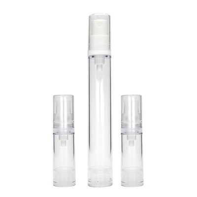 ローションの空気のないポンプはプラスチック化粧品のスプレーのびん5ml 10ml 15mlをびん詰めにする