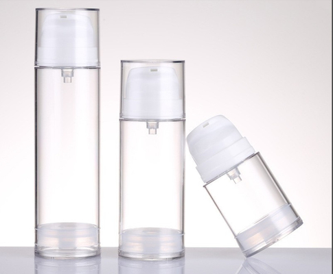 空気のない旅用ボトル クリアAS空気のないボトル30ml50mlをスクロール
