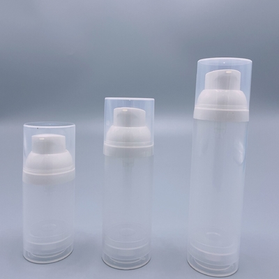 15ml 30ml 50ml PP 再利用可能な空気のないポンプボトル