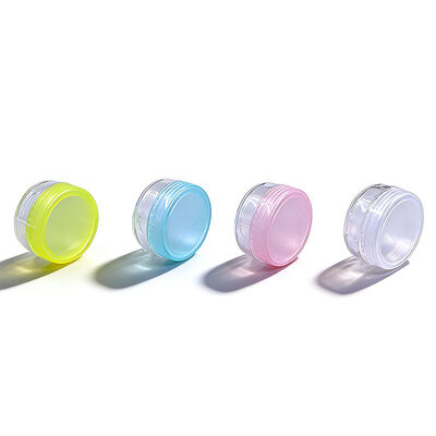 ホットセール 化粧品容器 10g 15g カスタム カラー PS プラスチック 目の顔 ミニボディクリーム 瓶