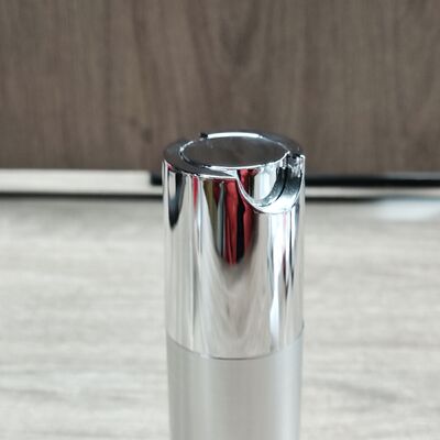 工場 卸売 15ml 20ml 30ml シルバー プラスチック 化粧液 ポンプ 皮膚ケア 梱包のための空気のないボトル