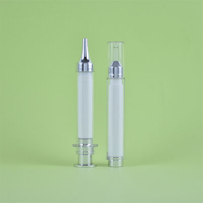 プラスチックコスメティック 5/10/20ml セラムシリンジ アイクリーム エアレスボトル エアレスシリンジボトル コスメティック使い捨てシリンジチューブ