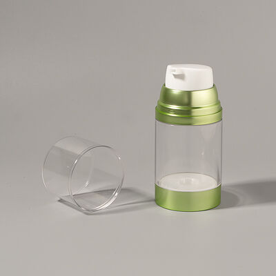 工場卸売ラグジュアリー 100ml 150ml 120ml ABS AS エアレスポンプボトル マットグロスUVクラフトマンシップ付き