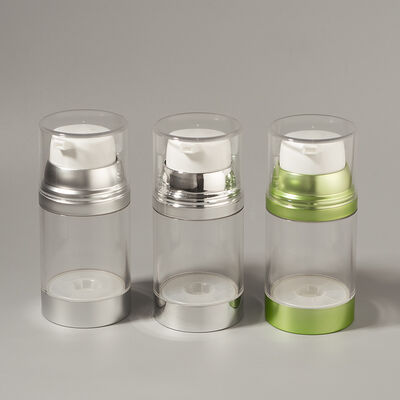 工場 卸売 高級品 100ml/150ml/120ml ABS パーソナルケア用の空気のないポンプボトル ローション用のカスタム印刷方法