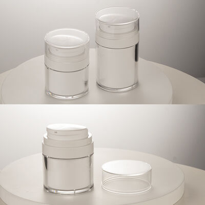 高品質の高級無気ポンプボトル 15ml 30ml 50ml 個人用掃除機 ボトル ホットセール 卸売工場 オーダーメイド