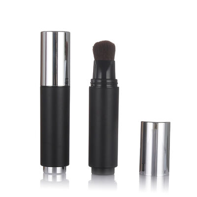 黒色 空気のないスキンケアボトル 20ml ブラシ頭付きプラスチック空気のないローションボトル