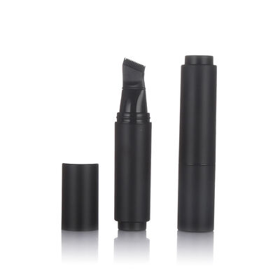 黒色 空気のないスキンケアボトル 20ml ブラシ頭付きプラスチック空気のないローションボトル