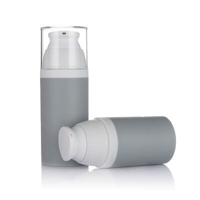グレー色 80ml エアレス ポンプ ボトル 3 サイズ化粧品用のオプションのプラスチック エアレス ボトル