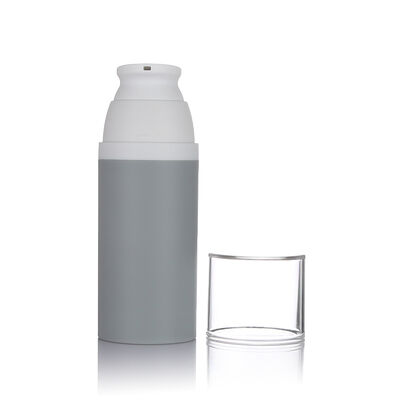 グレー色 80ml エアレス ポンプ ボトル 3 サイズ化粧品用のオプションのプラスチック エアレス ボトル