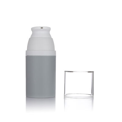 グレー色 80ml エアレス ポンプ ボトル 3 サイズ化粧品用のオプションのプラスチック エアレス ボトル