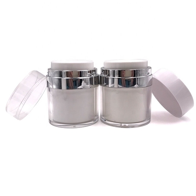 1oz 4oz空気のないポンプ クリームの瓶、skincareの包装のためのアクリルの化粧品の瓶