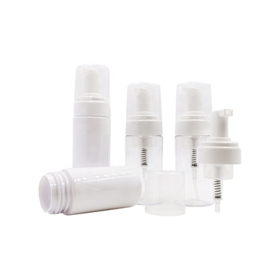 100ml 150mlの化粧品のプラスチックびん、ムース ポンプびんの明確で青く白い色