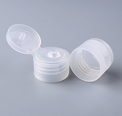 透明な20mm化粧品のビンの王冠は、プラスチック手のSanitizerフリップ上をおおう